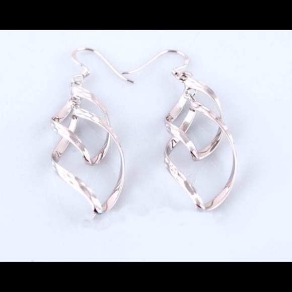 👻 STERLING SILVER (925) DANGLE DROP EARRINGS - Picture 4 of 6